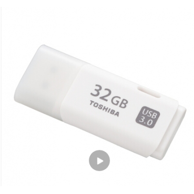 東芝（TOSHIBA）32GB USB3.0 U盤 U301經(jīng)典隼系列 白色 原廠顆粒 時(shí)尚典雅 商務(wù)必備 高速車載U盤