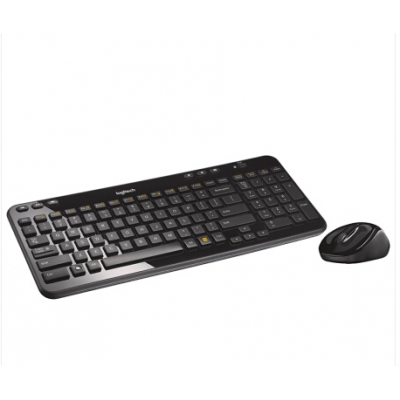 羅技（Logitech）MK365 鍵鼠套裝 無線鍵鼠套裝 辦公鍵鼠套裝 黑色