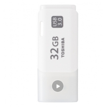 東芝（TOSHIBA）32GB USB3.0 U盤 U301經(jīng)典隼系列 白色 原廠顆粒 時(shí)尚典雅 商務(wù)必備 高速車載U盤