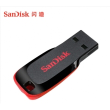 閃迪（SanDisk）16GB USB2.0 U盤 CZ50酷刃 黑紅色 時尚設計 安全加密軟件