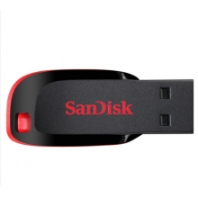 閃迪（SanDisk）16GB USB2.0 U盤 CZ50酷刃 黑紅色 時尚設計 安全加密軟件