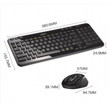 羅技（Logitech）MK365 鍵鼠套裝 無線鍵鼠套裝 辦公鍵鼠套裝 黑色