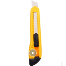 得力(deli)大號耐用美工刀套裝 美工刀2把+10片裝刀片 辦公用品 33225