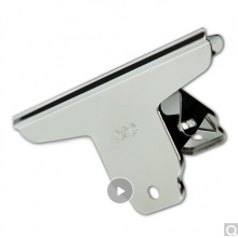 得力(deli)4只145mm山形票據(jù)票夾畫板夾 財務(wù)票據(jù)夾金屬票據(jù)夾子 辦公用品 大號9531